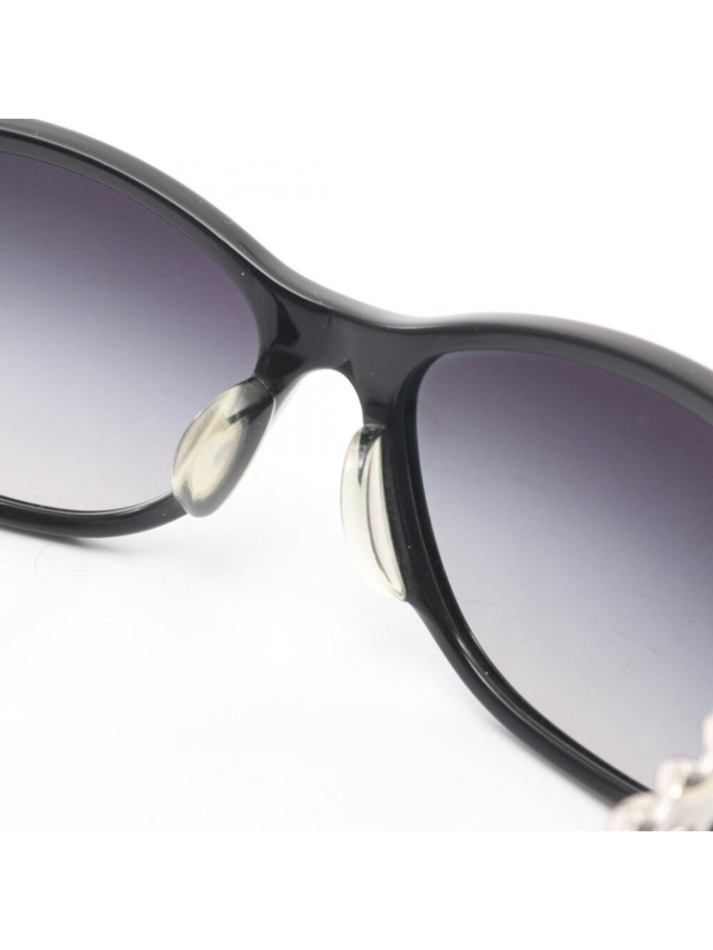 Chanel Sunglasses CC Logo Leather - Picture 6 of 7